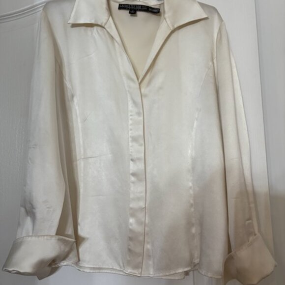 Satin Charmeuse Blouse - Picture 3 of 3